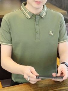 HENGYUANXIANG | Hengyuanxiang Mens Polo Shirt Turn-down Collar Short Sleeve Casual Leading Trend Summer New Fashion Korean Style Top