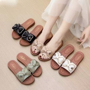 Sampai7an SPT-33 / Sandal Wanita Santai Slip On Kasual Simple Model Pita Lucu Selop Pantai Jalan Lembut Termurah Woman Trendy / COD