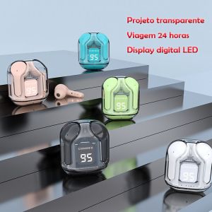 New Transparent Bluetooth 5.3 Headset With Long Battery Life Comfortable For Extended Wear Wireless Gaming Headphones With Excel