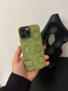 Stylish Avocado Green for Apple 14promax Huawei Mate60pro Minimalist Iphone15pro Glory Nova Couple Film Shell Vivo Xiaomi Oppo Phone Case