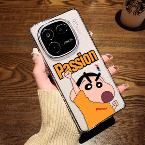 เคสโทรศัพท์มือถือ Vivo iQOO Neo10 Z9 Turbo Z8X ลายการ์ตูน Passion Crayon Shinchan สำหรับผู้ชายและผู้หญิง ดีไซน์สร้างสรรค์ ปกป้องได้เต็มรูปแบบ