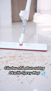 Bông lau nhà thay thế OKwife HD-7531 36x11cm microfiber 3 lớp dùng cho cây phun sương HD-7530