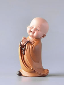 Creative Archaistic Little Monk Decoration Buddha Series Zen Home Living Room Tea Table Figure Doll Bonsai Landscaping Decorations