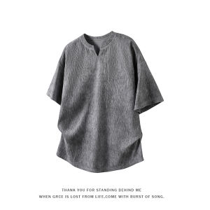 TUCANO | Áo Thun Tay Ngắn Vòng Cổ V Dyeing