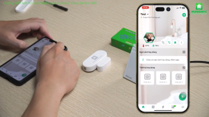 Cảm Biến Cửa Wifi Hunonic Door Sensor Có Còi Báo Mở Cửa – Lá Chắn An Toàn Cho Tổ Ấm Của Bạn