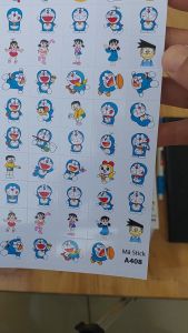 Sticker khen thưởng DOREAMON tờ A4 - 159 Stick - SP8