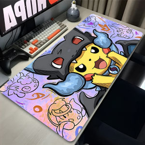 Bandai | Miếng Lót Chuột Cao Su Lớn Bàn Chơi Game Thảm Kawaii Pikachu Pokemon Phụ Kiện Bàn Phím Máy Tính 4 Kích Thước Tùy Chọn Có Sẵn