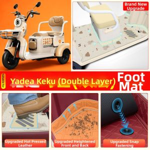 Decorative Custom Electric Tricycle Footmat