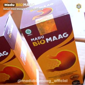 Madu Biomaag Original Obat Herbal Asam Lambung Maag Kronis Gerd & Mual Perut Kembung