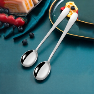Stainless Steel Thick-Handled Soup Spoon