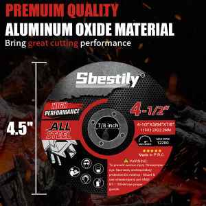 Si Fang | 5-50pcs 115mm Cut Off Wheel Angle Grinder Cutting Disc 4.5"Resin Circular Saw Blade for DIY Metal Steel Aluminum Wood Cutting