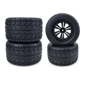 Bộ 4 Bánh Xe Cao Su ZD Racing 115mm Với Lỗ Lục Giác 12mm Dành Cho Xe Buggy/xe Tải RC 1/10 Phù Hợp Với Traxxas Savage XS TM Redcat HPI LRP