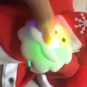 Topi Natal LED Lampu Menyala Nyala - Dewasa & Anak Christmas Party Hat Topi Santa Rusa Boneka Salju