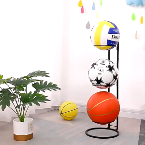 Metal Basketball Storage Rack / Vertical Ball Storage / Volleyball Football Stand Holder / Ball Storage Rack