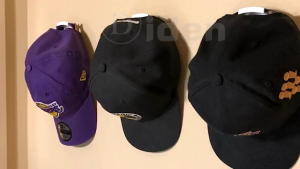 5Pcs Cap Hook Holder Self Adhesive Wall Mount Portable Hat Hanger for Baseball Cap Storage