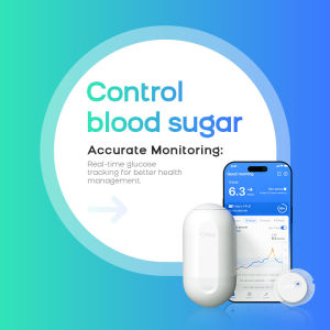 ottai Continuous Glucose Monitoring System Complete Set*4 Blood Glucose Meter 56 days * 24 hours No Finger Pricking