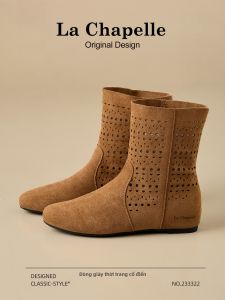 La Chapelle | Bốt Ngắn Phong Cách Vintage Casual Western