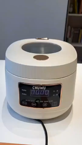 Ready Stock - CHUWU Stainless Steel Rice Cooker · Low Sugar Function · Visible Skylight Design