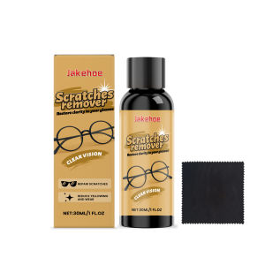 Eyeglass Scratch Repair Solution Gently Polishes And Repairs Minor Scratches Restoring Clear Vision Resin Lens Care Solution30Ml