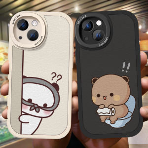 Couples Phone Case Any Model One Black One White Mate60 Funny Toileting Position Universal Fit for  Vivo Honor Huawei