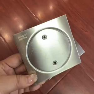 10*10cm 304 Stainless Steel Clean Out Floor Drain 304 Stainless Steel Quick Installation Kit