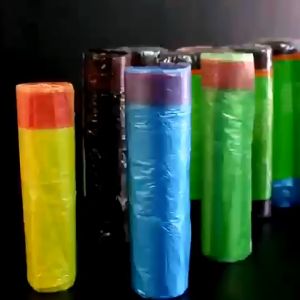 15/50PCS Thicken Disposable Garbage Bag Home Color Drawstring Trash Pouch Kitchen Bathroom Waste Storage Bag