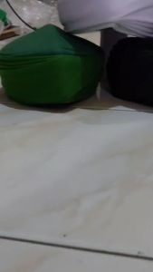 Peci Imamah Permanen Anak Dan Dewasa Sorban Putih Hitam Hijau Panjang 15 Meter