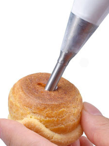 304 Stainless Steel Pointed Tip Baking Whipped Cream Pastry Bags DIY Baking Decorating Tools Cake Decoration Nozzles