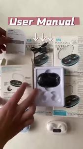 Baru X55 tidur telefon pintar Bluetooth tanpa wayar Ultra nipis dan tidak ada masalah untuk telefon bimbit