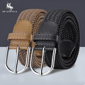 Elastic Casual Womens Alloy Buckle Belt