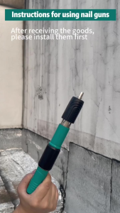 Nail Gun Manual Steel Nails (Free Nails Rivet) Nails Gun For Concrete Rivet Tool Steel Rivet Gun Nail Punch Gun Wall Anchor Wire Slotting Device Nail Fast Nail Sound Attenuation Processing Free Nails Cordless Nail Gun