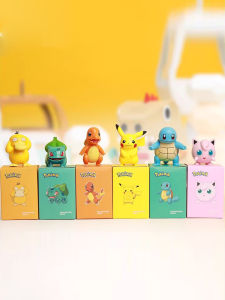 XUNNIAN | Pokémon Collectible Figures Pikachu Doll Squirtle Bulbasaur Plush Toys Blind Box