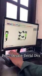 Decal Stiker New Dtracker 150 Striping Custom Klx 150 New Dtracker D-A4-084