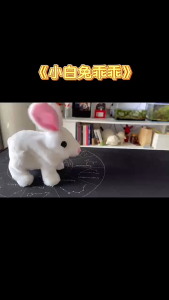 Oldlaiben Electric Rabbit Toys Robot Rabbit Electronic Push Pet Walking Toy Kids Gift Arnab Elektrik 电动毛绒兔
