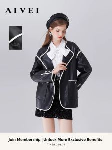 AIVEI | Cool and Leisure Style PU Leather Jacket