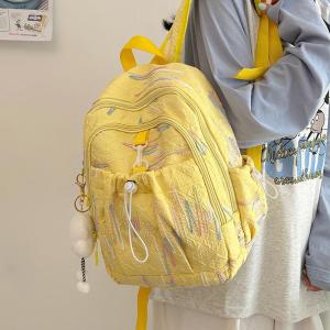 OUDENGPAI | กระเป๋าเป้สะพายหลังนักเรียนประถมศึกษา กระเป๋าเดินทางฤดูใบไม้ผลิ กระเป๋าเดินทางสำหรับเด็กผู้หญิง กระเป๋าสะพายไหล่แบบเดี่ยว กระเป๋าเดินทางนักเรียน