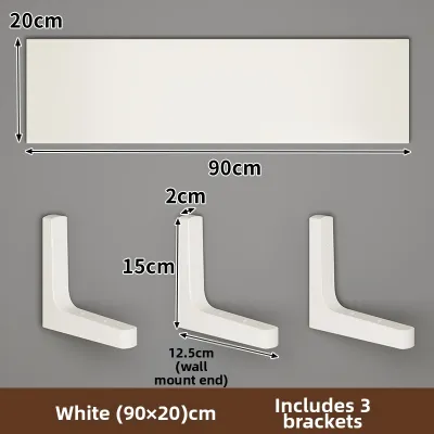 Evesigar | Wall Mounted No Drilling Floating Shelf Wooden