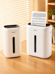 deli | Silent Auto Confidential File Shredder for Office and Home 5-Level Security