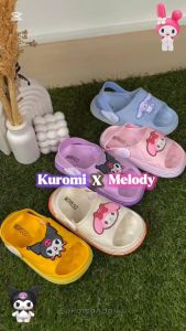Sandal Selop Let Tali Anak Perempuan Motif Kuromi Cinnamoroll melody Kekinian Lucu 24-29/30-35