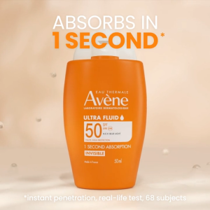 Eau Thermale Avène Sun Care Ultra Fluid Invisible SPF50+ 50ml | High Daily Sun Protection for Sensitive Skin