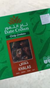 Kurma Khalas | Kurma Khenaizi Date Crown 1Kg Premium Fresh Kurma Lebih Lembut dan Enak Dari Yg Lainya (EXP 2026)