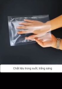 Túi hút chân không hai mặt trơn túi hút chân không PA PE bảo quản thực phẩm 0.5kg