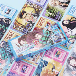 High Definition Laser Tag Bookmarks 40 Pieces Self-Print Haunted Blade Collectible Cards Lomo Style Cultural Supplies