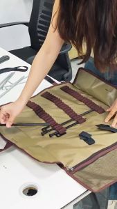 Tent Stake Storage Bag Outdoor Hammer Nail Bags Lightweight Tent Accessories Large Size Peg Nail Canvas / PVC Tent Stake Bag