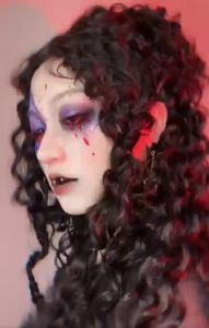 EyeShare | EYESHARE 1 Pair Red Halloween Contact Lenses Blue Cosplay Pupils Soft Colored Contact Lenses Brown Anime Lenses Yearly Use Lens