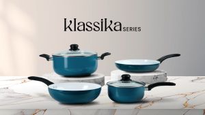 Numan Panci Casserole 20 & 24 cm Anti Lengket dengan Tutup Kaca Klassika Series