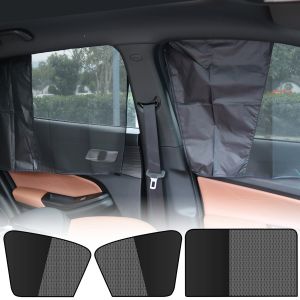 Car Window Shade Magnetic Mesh Sunshade Auto Heat Insulation Strong Magnetic Adsorption Type Sunscreen Cover Car Accessories