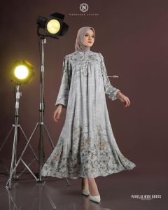 PAVELIA MIDI Dress By Nadheera luxury Gamis dress mini Tunik wanita fashion muslim rayon premium kekinian