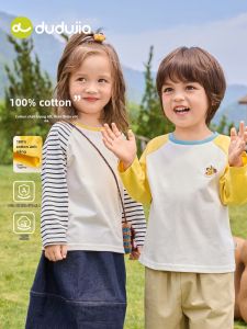 DUDUJIA | Cotton Long Sleeve T-Shirt Childrens Fall Clothes