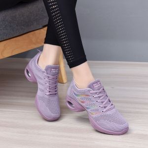 Womens Dance Shoes 2025 New Medium Heel Adult Square Dance Shoes Soft Bottom Square Dance Womens Shoes No Fatigue Dancing Shoes